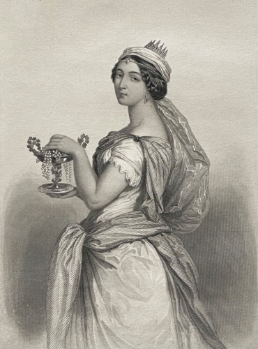 reine_de_saba_maitresse_roi_salomon_gravure_dapres_gustave_staal_1814-1882