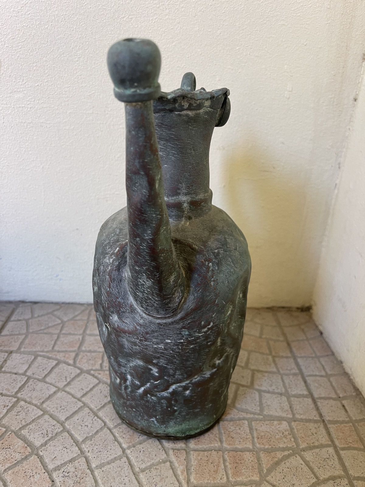 gargoulette_d_esclave_cuivre_etame_xvii_xviiie_esclavagisme_rare_restaurations