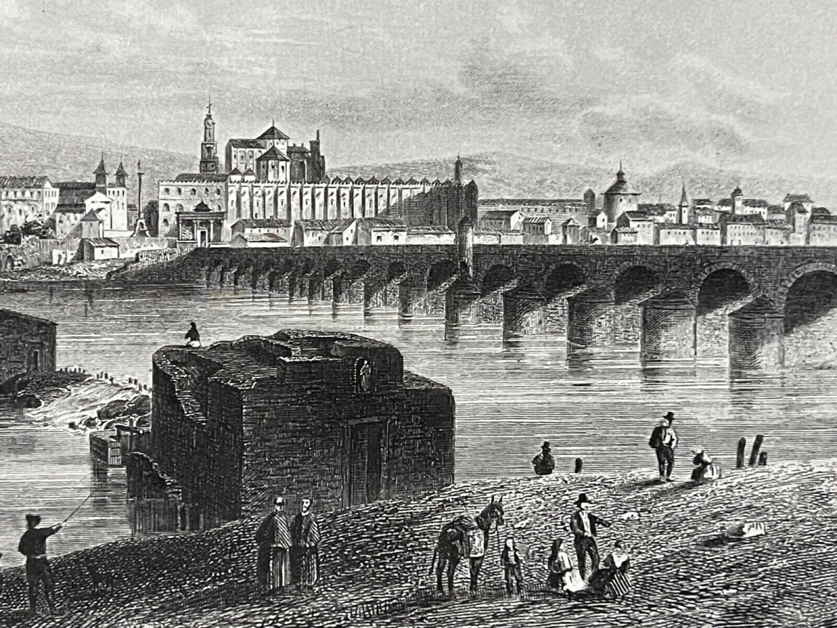 cordoue_espagne_en_1863_lithographie_de_saulnier_xixe