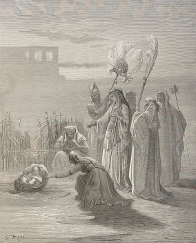 moise_sauve_des_eaux_gustave_dore_1874_egypte