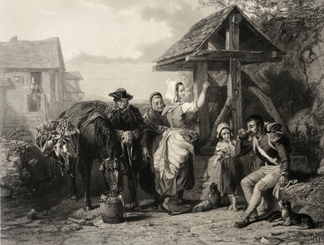 le_repos_du_soldat_dapres_goodall_grave_par_croll_puit_cheval