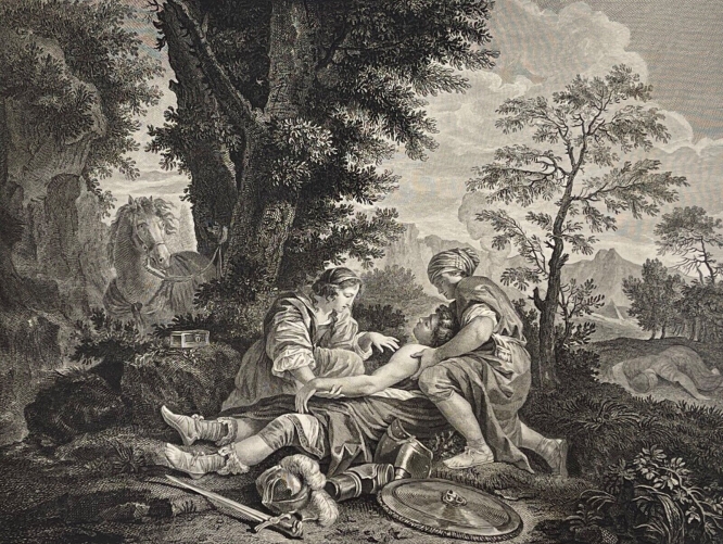 francesco_mola_1612-1666_tancrede_blesse_gravure_burin_par_miger_tirage_c_1850