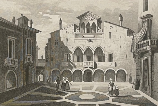 milan_italie_place_du_tribunal_lombardie_grave_par_sauvage_1834