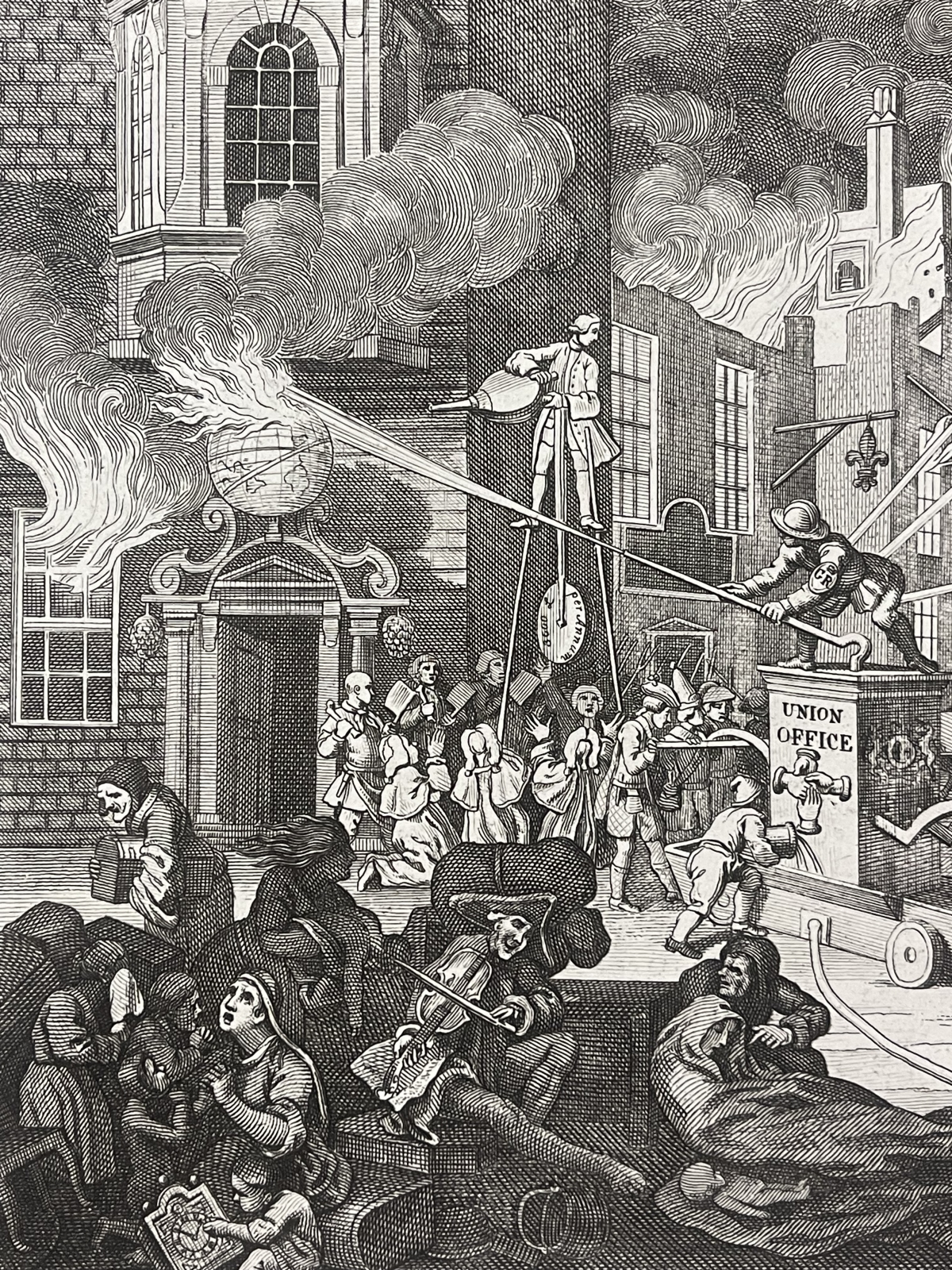 william_hogarth_1697_-_1764_incendie_en_amerique_pompier_usa_the_time