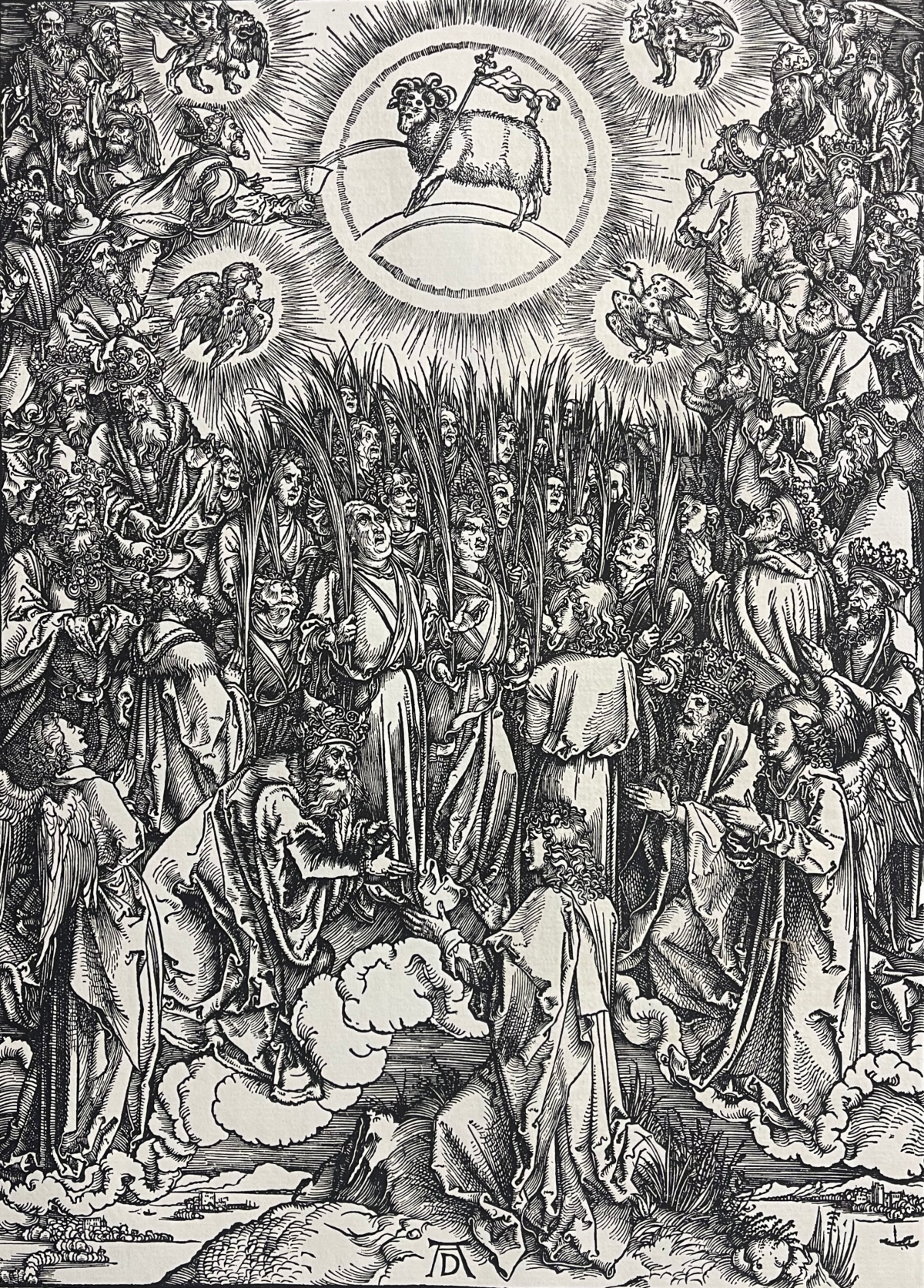 albrecht_dürer_ladoration_de_lagneau_apocalypse_1498_gravure_fac-simile_1900