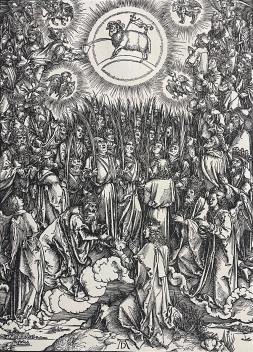 albrecht_dürer_ladoration_de_lagneau_apocalypse_1498_gravure_fac-simile_1900