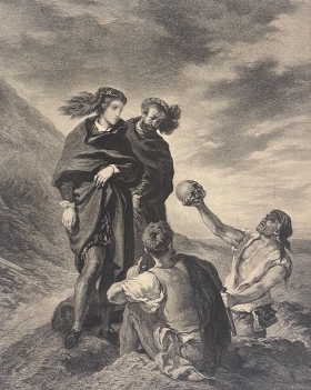 eugene_delacroix_hamlet_au_cimetiere_contemplant_le_crane_de_yorick_shakespeare