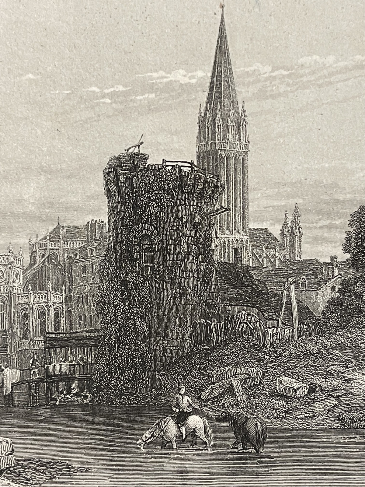 caen_normandie_calvados_france_gravure_de_sketon_vers_1838