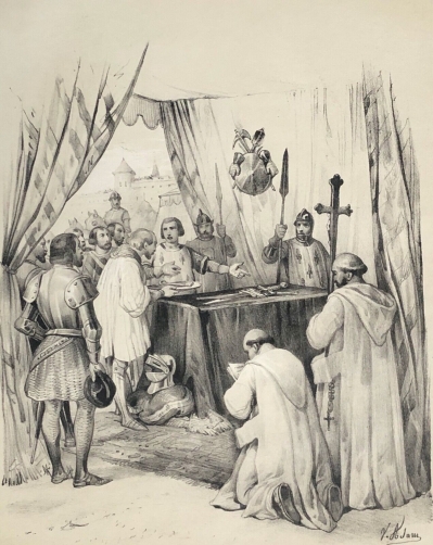 gouverneur_de_chateauneuf_de_randon_tombeau_de_duguesclin_1320-1380_estampe_1840