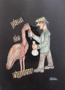 pierre_ledda_1914-1994_art_brut_technique_mixte_plan_de_rigueur_c_1965_france