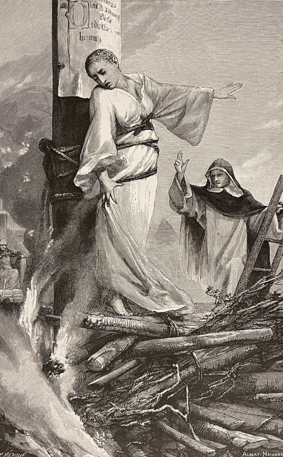 jeanne_darc_rouen_30_mai_1451_jeanne_au_bucher_guerre_de_cent_ans_gravure_1887