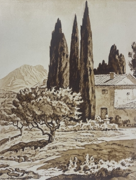 aix-en-provence_mas_de_provence_bouches-du-rhone_vers_1942_france