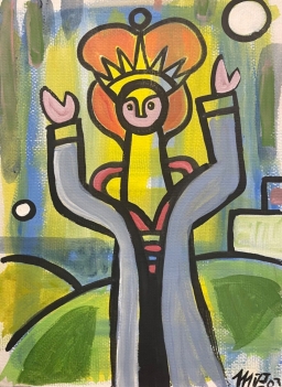 get_up_gouache_art_naif_brut_outsider_signee