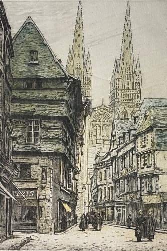 quimper_cathedrale_bretagne_gravure_signee_gustave_henri_marchetti_c_1910_france