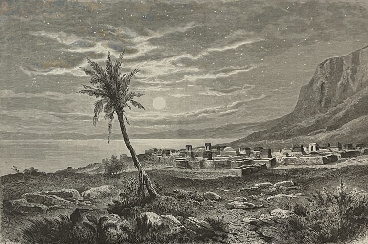 magdala_en_galilee_lac_de_tiberiade_israel_migdal_nunaya_xylographie_vers_1880
