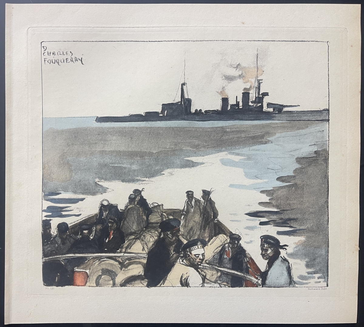 prisonnier_allemand__au_falkland_arrive_en_angleterre_1915_aquatinte_1920_france