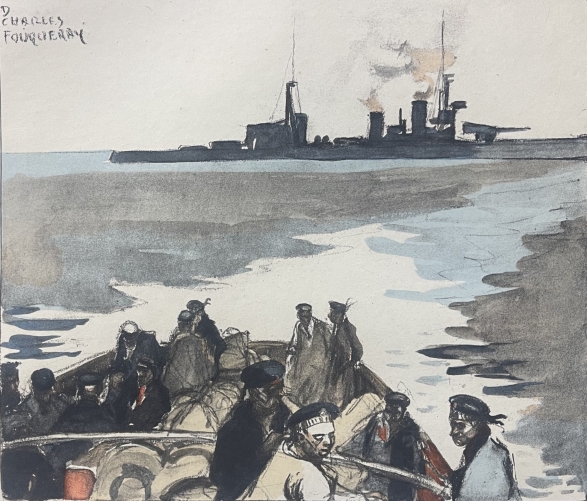 prisonnier_allemand__au_falkland_arrive_en_angleterre_1915_aquatinte_1920_france