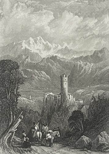 forteresse_klumm_dans_la_vallee_de_linn_autriche_tyrol_dapres_stanfield_1832