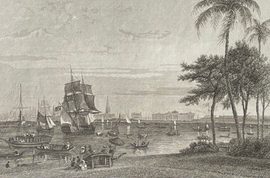 calcutta_kolkata_inde_bengale_gravure_vers_1850