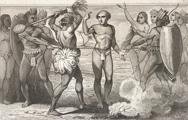 supplice_des_prisonniers_au_perou_au_temps_de_la_conquete_gravure_vers_1850