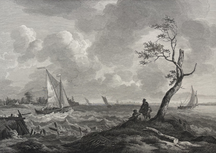 ludolf_bakhuizen_1630-1708_le_coup_de_vent_gravure_au_burin_daudet_vers_1860