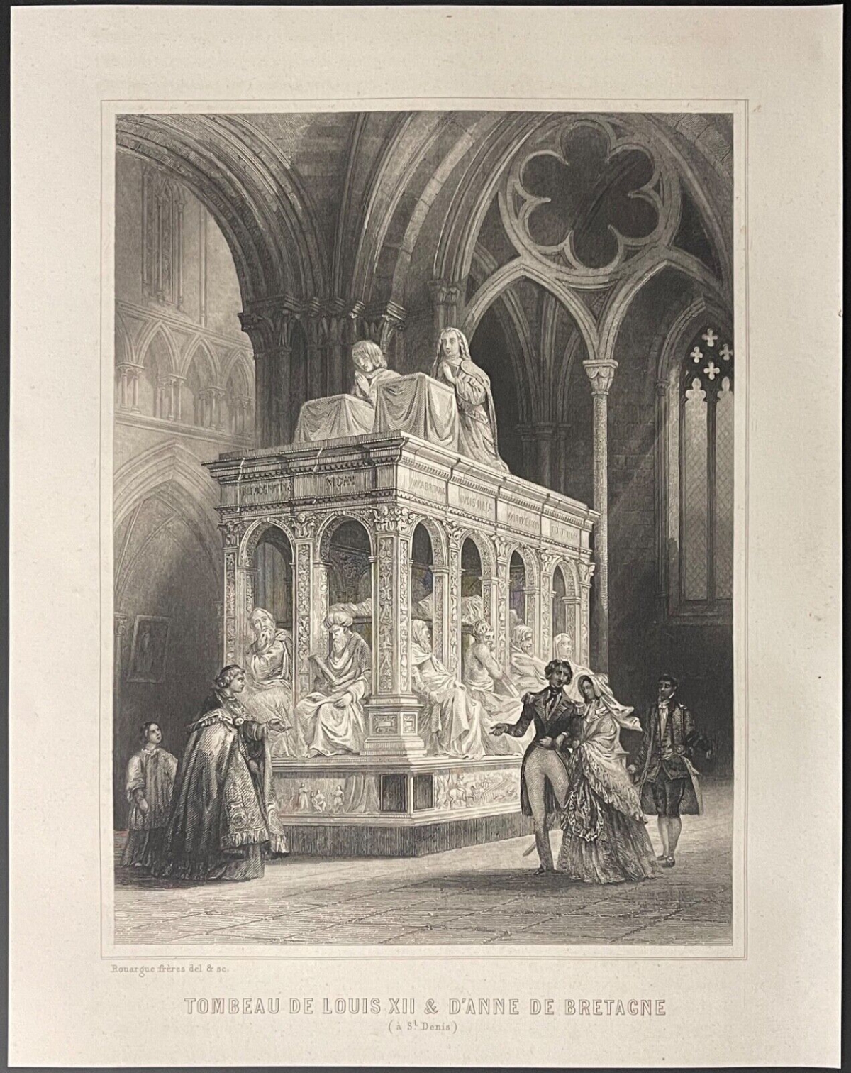 tombeau_louis_xii_anne_de_bretagne_cathedrale_saint-denis_rouargue_1838