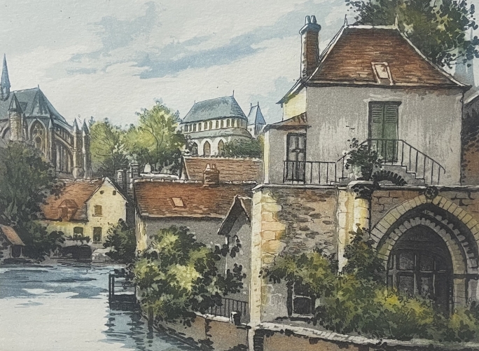 chartres_leure_aquatinte_vers_1930_france_eure-et-loir