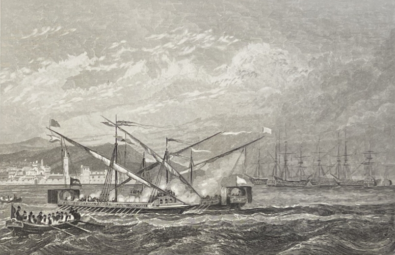 algerie_alger_port_en_1685_gravure_vers_1840_par_thomas_afrique_galere