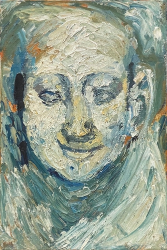 art_brut_portrait_dhomme_par_joanna_rabiger_1987_acrylique_sur_toile_france