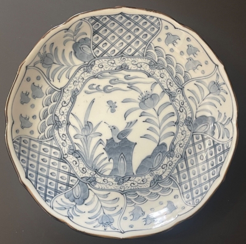 japon_assiette_porcelaine_balnc_bleu_oiseau
