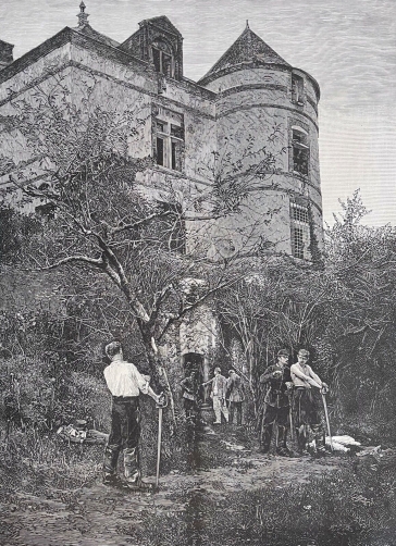 sur_le_terrain_travaux_chateau_berne-bellecour_estampe_xylographie_c_1885