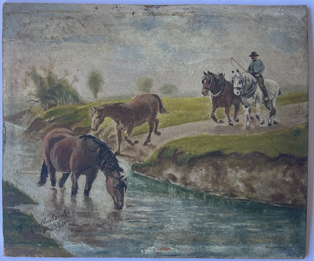 camargue_chevaux_peinture_jean_chabaud_1920_cheval_manade_provence_france