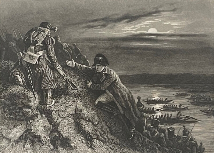 napoleon_passage_du_danube_1809_campagne_allemagne_et_autriche_gravure_c_1860