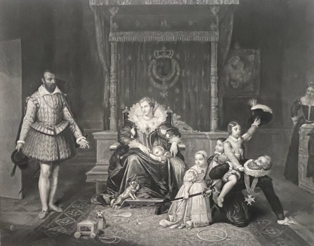 ingres_1780-1867_henri_iv_et_marie_de_medicis_enfants_graveur_richomme_c_1820