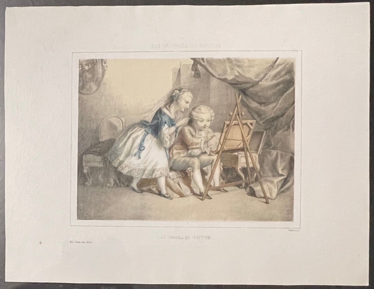 le_petit_peintre_conseils_en_peinture_lithographie_de_charpentier_c_1830_enfant