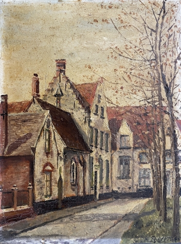 belgique_beguinage_de_bruges_ancienne_peinture_sur_bois