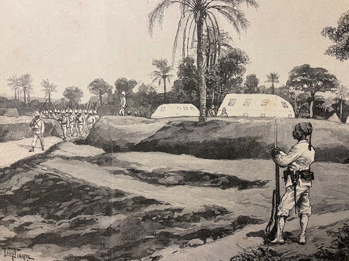 fort_faurax_colonisation_de_royaume_dahomey_benin_1895_afrique