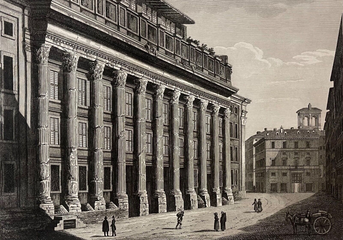 rome_temple_marc_aurele_antonin_1828_par_pietro_parboni__italie