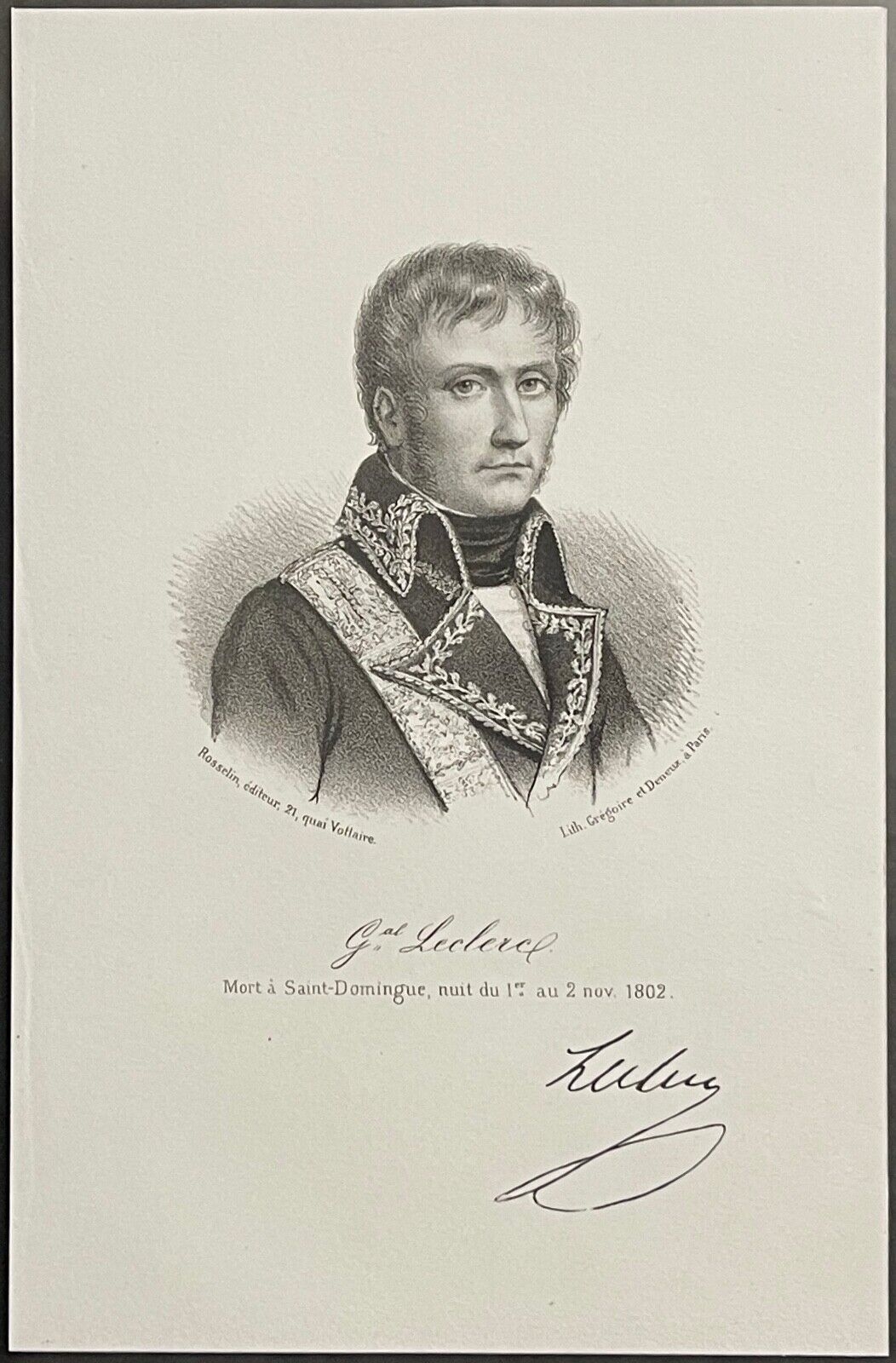 general_leclerc_epoux_de_pauline_bonaparte_gravure_1838_signature_imprimee
