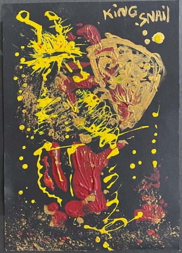 art_vaudou_bresil_king_snail_escargot_peinture_acrylique_vaudun_art_brut