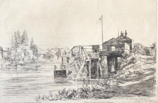 arthur_evershed_1836-1919_on_the_baks_of_the_thames_1876_pointe_seche