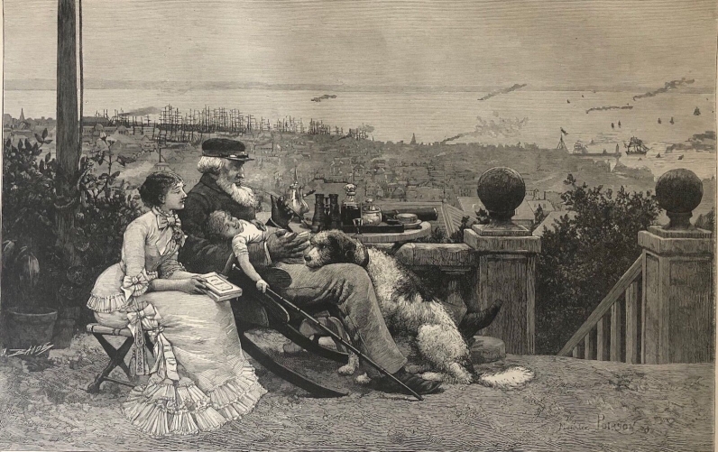 port_du_havre_le_vieux_capitaine_maurice_poirson_1850-1882_bois_grave_de_1875