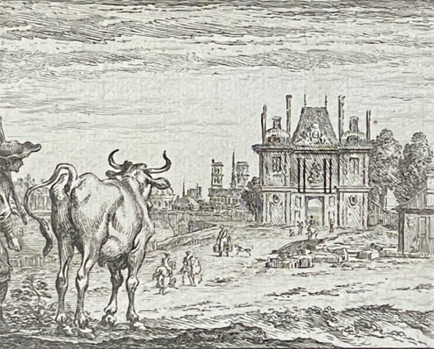 le_boeuf_et_le_ciron_claude_gillot_1673-1722_gravure_1719_france