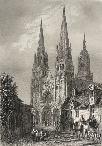bayeux_cathedrale_notre-dame_vers_1851_calvados_normandie_france