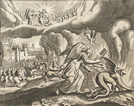 apocalypse_le_dragon_enchainé_par_un_ange_gravure_1770