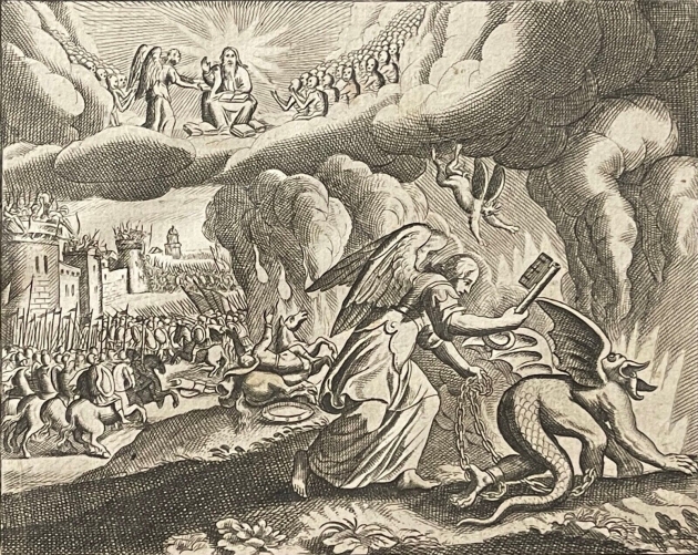 apocalypse_le_dragon_enchainé_par_un_ange_gravure_1770