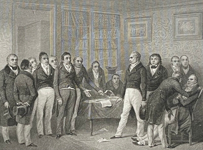 roi_charles_x_revolution_de_juillet_c1850_reunion_berard_1830_france_c_1850