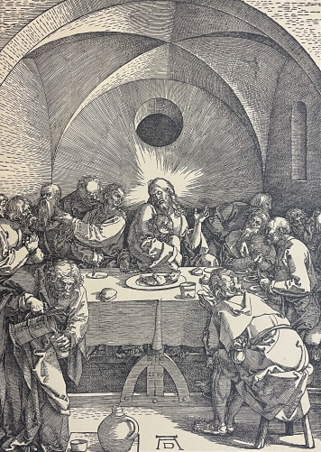 albrecht_durer_1471-1528_la_cene_dernier_repas_christ_bois_grave_c_1900_passion