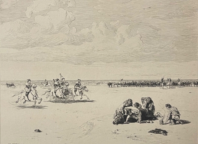 ferrade_camargue_provence_pointe_seche_de_burnand_1884_france_taureau_fer_rouge
