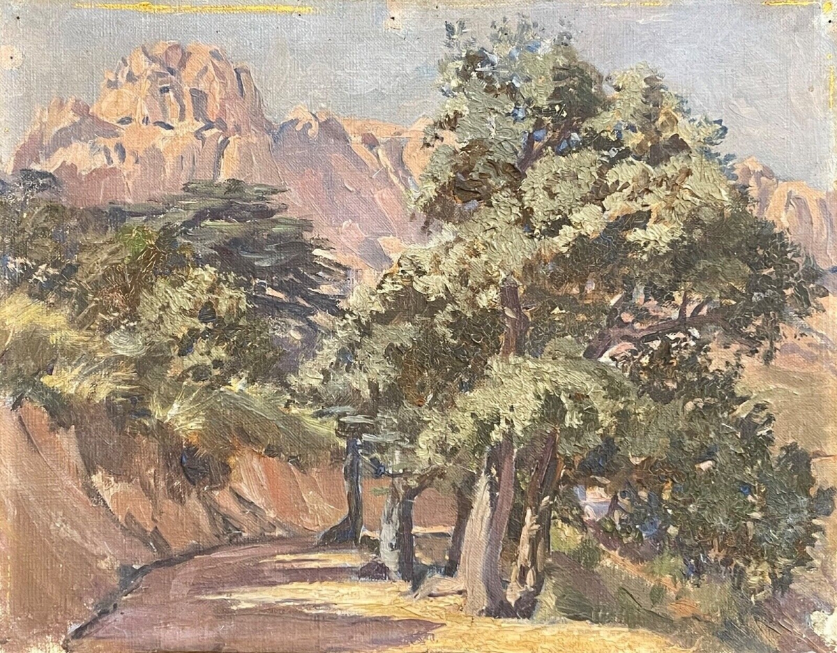 tunisie_montagne_de_latlas_peinture_sur_toile_marouflee_xix_debut_xxe